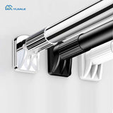 YIJIALE 2024 Factory Single Telescopic Adjustable Extendable Metal Curtain Poles