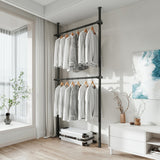 YIJIALE Simple Wholesale Bedroom Wardrobe Closet System Modern Open Combination Portable Wardrobe