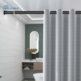 YIJIALE Hot Sale White l Shape Bath Adjustable Curtain Rods For Windows