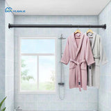 YIJIALE Hot Sale White l Shape Bath Adjustable Curtain Rods For Windows