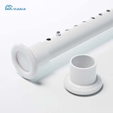 YIJIALE Punch Free Cheap Price Bay Window Custom Bathroom Metal Curtain Rod Set