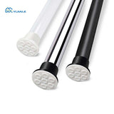 YIJIALE Hot Sale White l Shape Bath Adjustable Curtain Rods For Windows