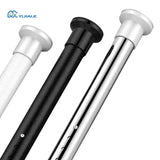 YIJIALE Hot Sale White l Shape Bath Adjustable Curtain Rods For Windows